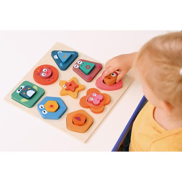 Einlegepuzzle mit Tiermotiven