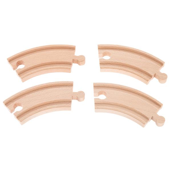 Holzschienen Set 6