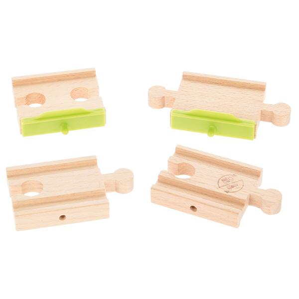 Holzschienen Set 15, Doppelbahn