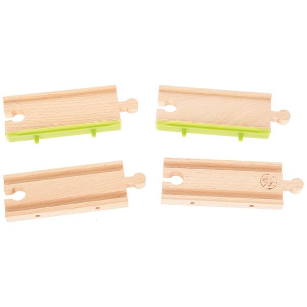 Holzschienen Set 17, Doppelbahn
