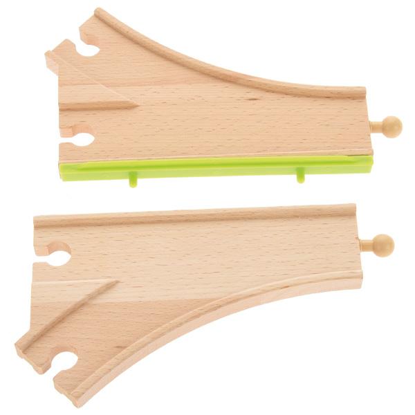 Holzschienen Set 26, Doppelbahn