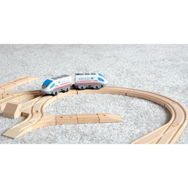 Holzeisenbahn, Ergänzungsset E, 187 Elemente