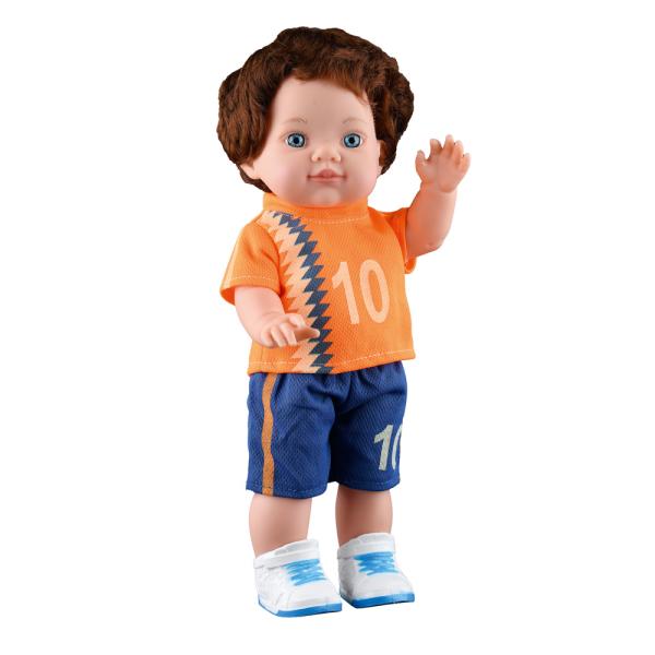 Puppe Robbie, der Fussballer, Grösse 38 cm