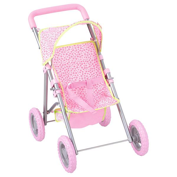 Puppenwagen - Spazierwagen mit Gepäcknetz