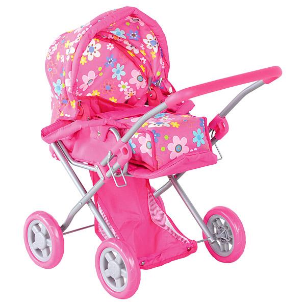 Puppenwagen mit Babytrage, tief