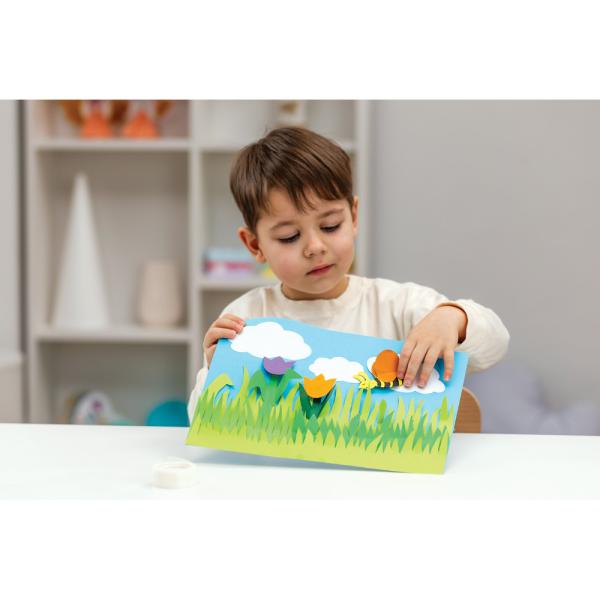 Selbstklebende Kreise, transparent