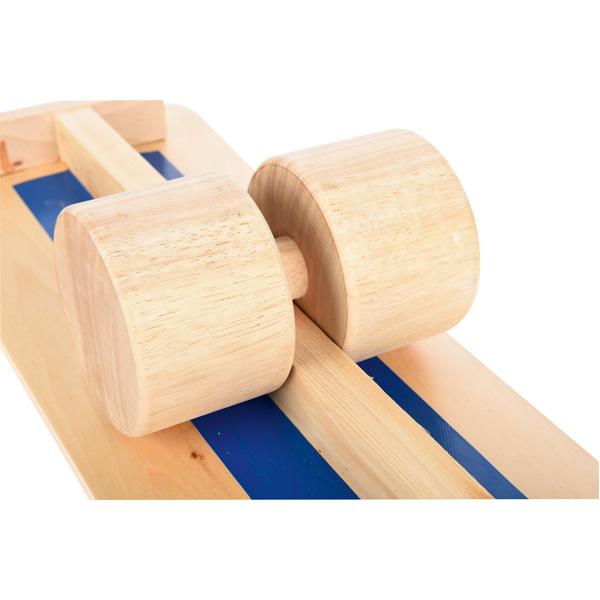 Balance-Board aus Holz, gebogen
