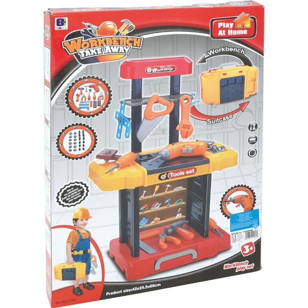 Werkbank mit Werkzeugen