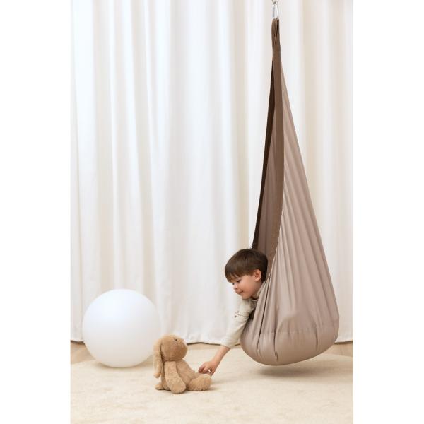 Hängesitz Kokon, hellbraun