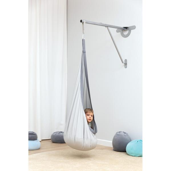 Hängesitz Kokon, hellgrau