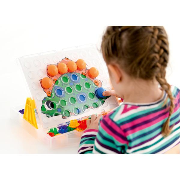 Mosaik-Steckspiel, 48 Steckknöpfe