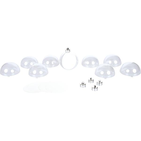 Durchsichtige Weihnachtskugeln zum Selbstgestalten