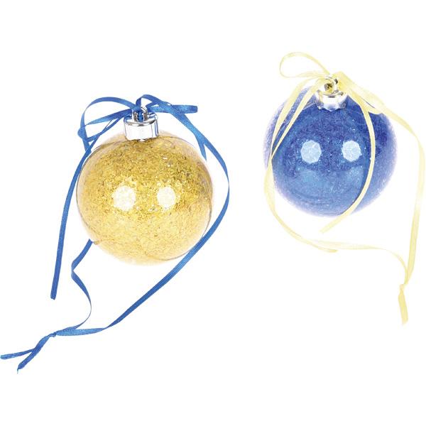 Durchsichtige Weihnachtskugeln zum Selbstgestalten
