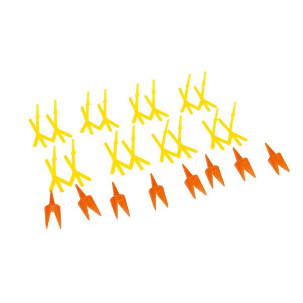 Vogelfüsse und -schnäbel