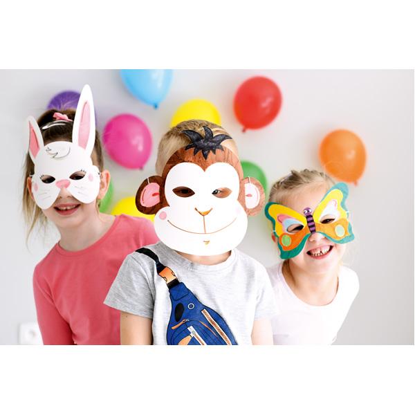 Masken zum Selbstgestalten – Tiere, 16 Stck.