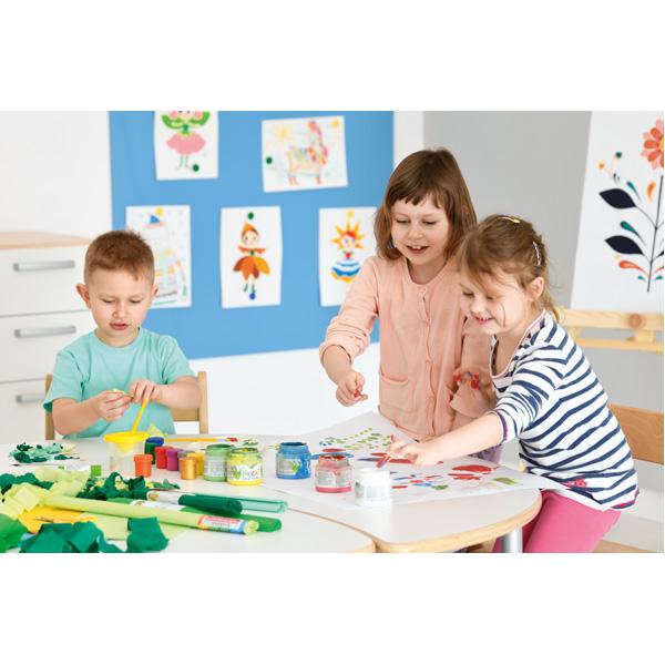 Textil-Fingerfarben - 6 Stck.