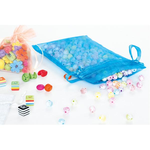 Bunte Organza-Säckchen, 30 Stck.