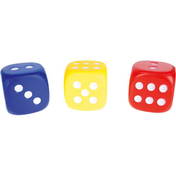 Augenwürfel aus Schaumstoff, 3er Set