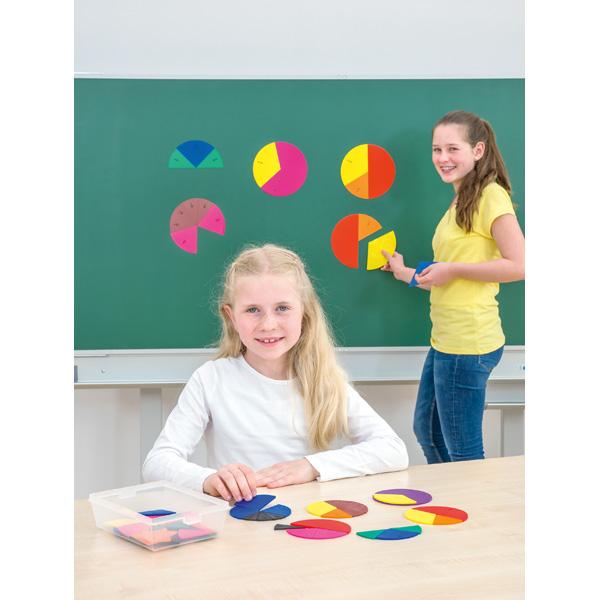 Kreise, magnetisch - Gemeine Brüche