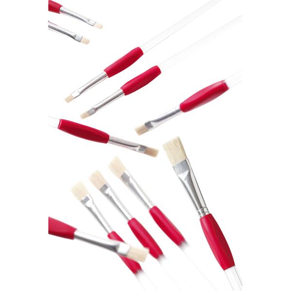 Flachpinsel mit dreieckigem Griff, Nr. 2