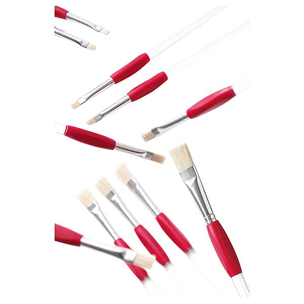 Flachpinsel mit dreieckigem Griff, Nr. 8