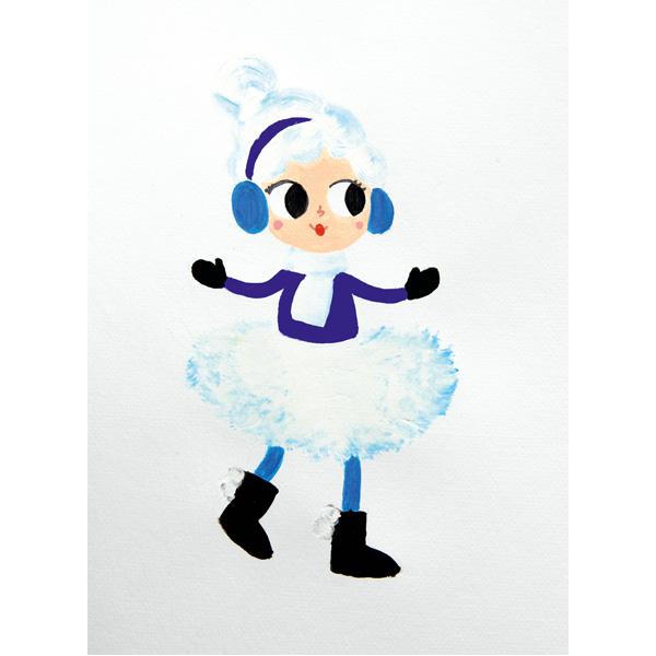 Temperafarben-Set, Winter, 4x1000 ml