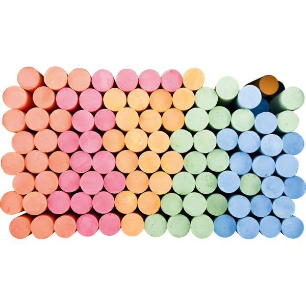 Malkreide, 100 Stck., bunt
