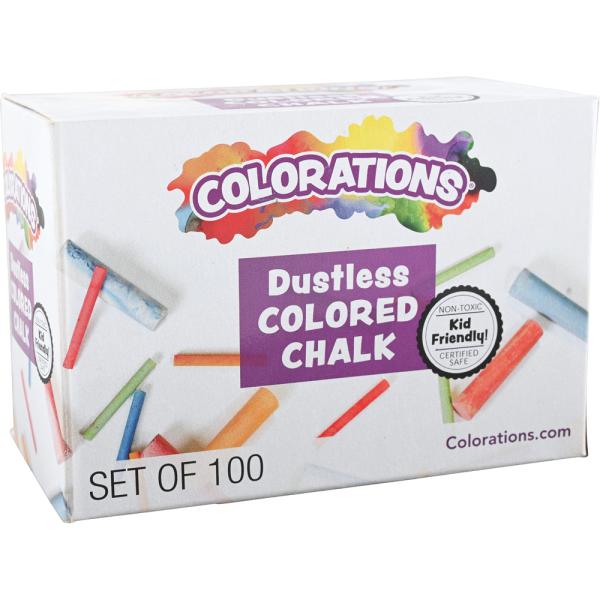 Malkreide, 100 Stck., bunt