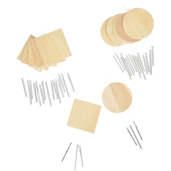Windspiele aus Holz zum Selbstgestalten