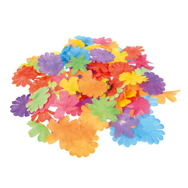 Textilblumen, 300 Stck.