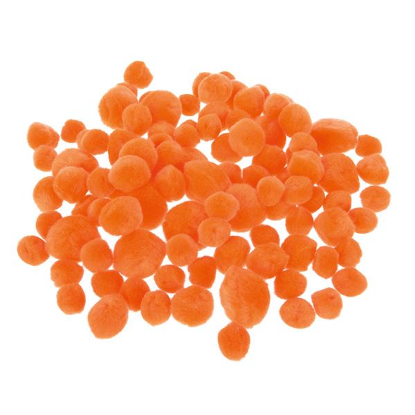 Pompons, orange