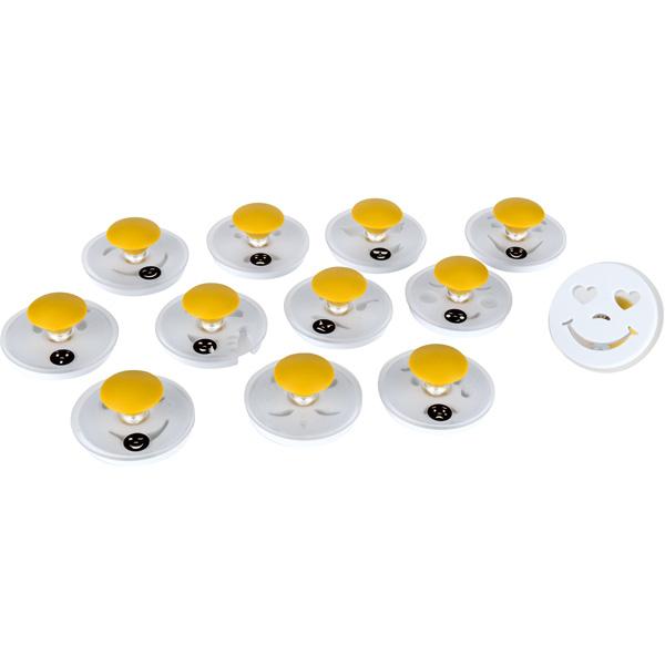 Emoji-Stempel, 12 Stck.