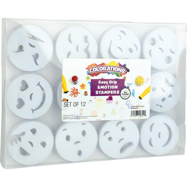 Emoji-Stempel, 12 Stck.