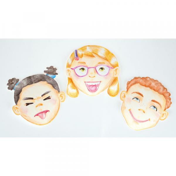 Schablonen Set - Emotionen, 6-tlg.