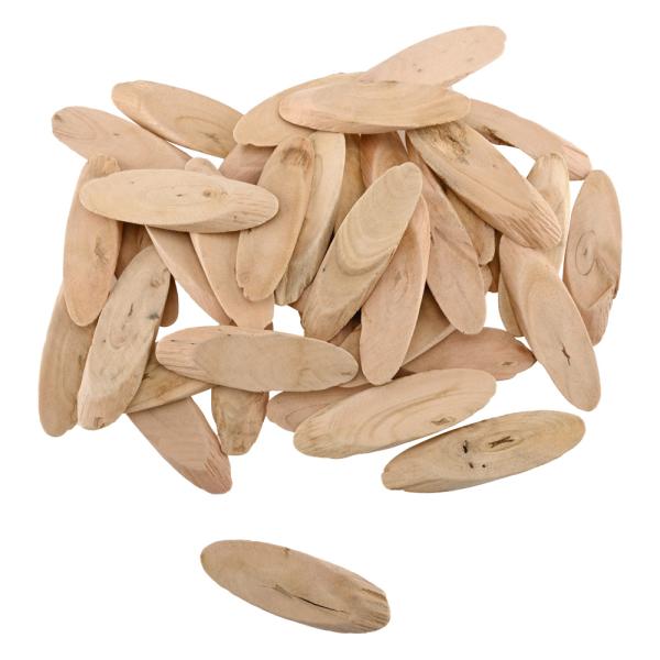 Naturholzscheiben, oval, 250 g