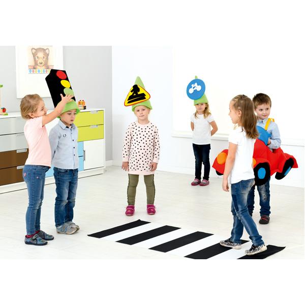 Bodenspielmatte - Zebrastreifen