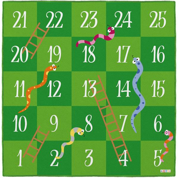 Bodenspielmatte - Leiterspiel mit Schlangen