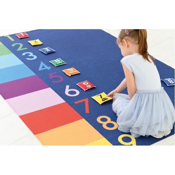 Bodenspielmatte - Farben und Zahlen