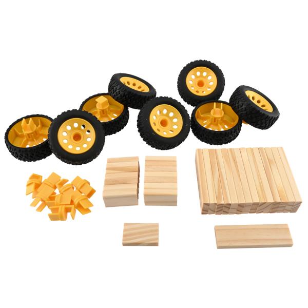 Join Clips - Holzbausteine, 260 Bausteine