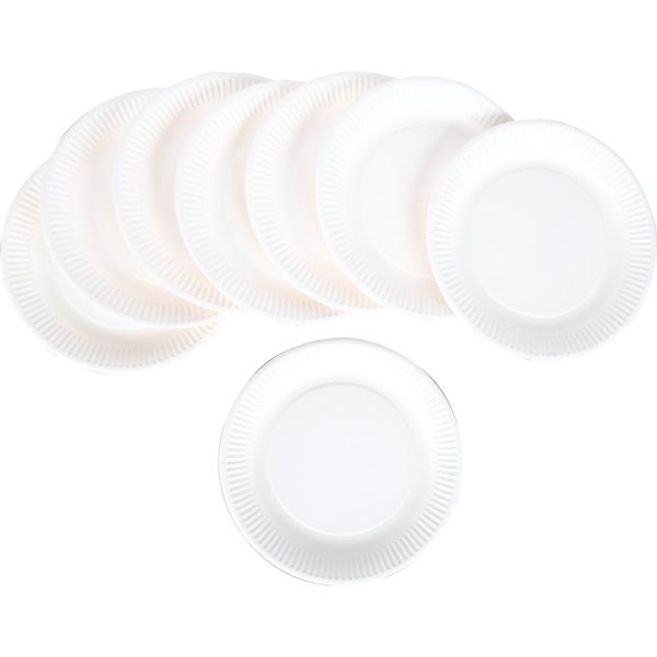 Pappteller, weiss, 50 Stck.