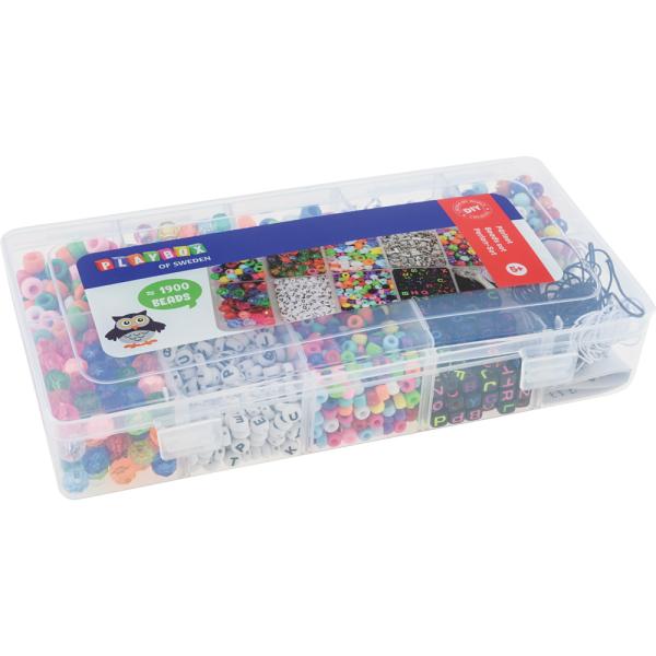 Kunterbunter Perlenmix, 1900 Stck.
