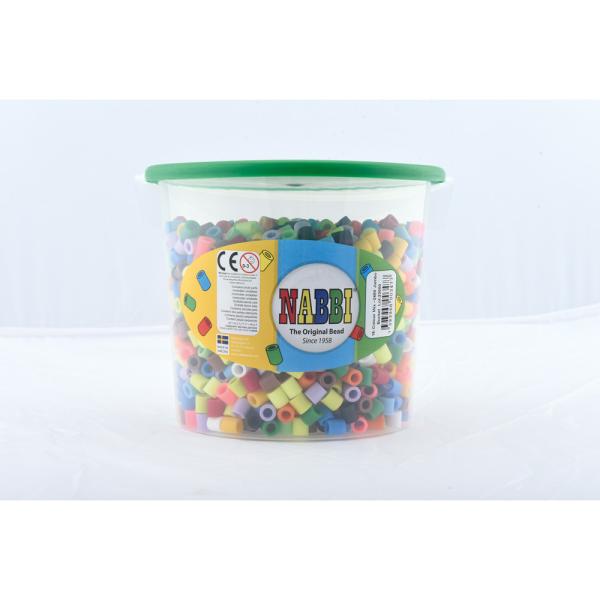 Bügelperlen NABBI® JUMBO 2.450 Stck., Grundfarben