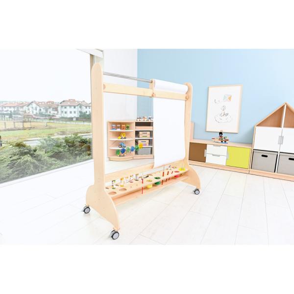 Papierrolle für Staffeleischrank