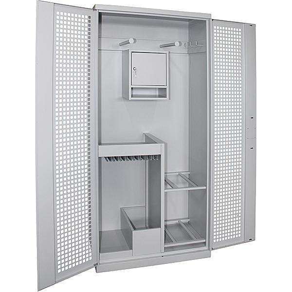 Sportartikelschrank mit Inneneinteilung