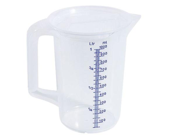 Messbecher 1 l, mit Skala
