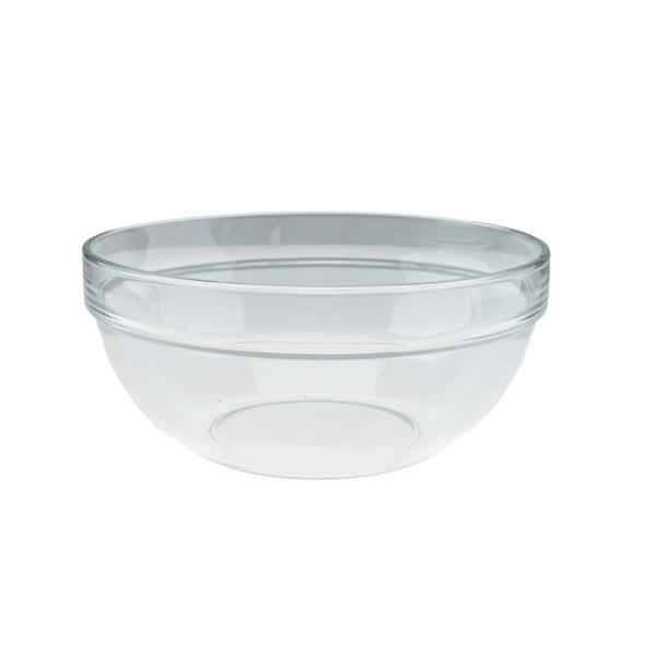 Glas-Salatschüssel, stapelbar - gross