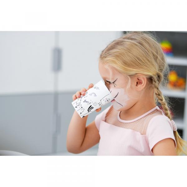 Becher, 250 ml, aus Kunststoff, Tiere