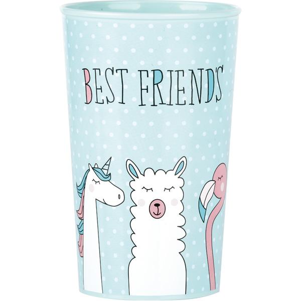 Becher, 250 ml, aus Kunststoff, Best Friends