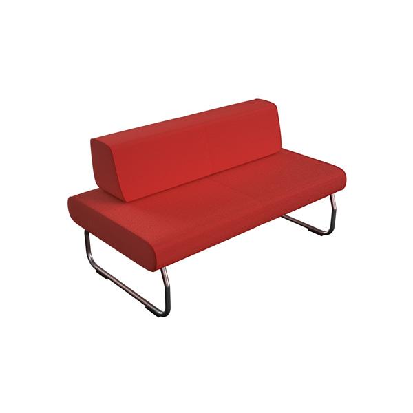 Modul Flow, 2-Sitzer, mit Lehne