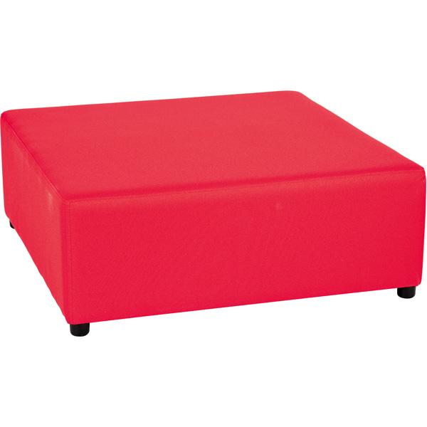 Modul Blocks mini - Sitz quadratisch 90x90, rot